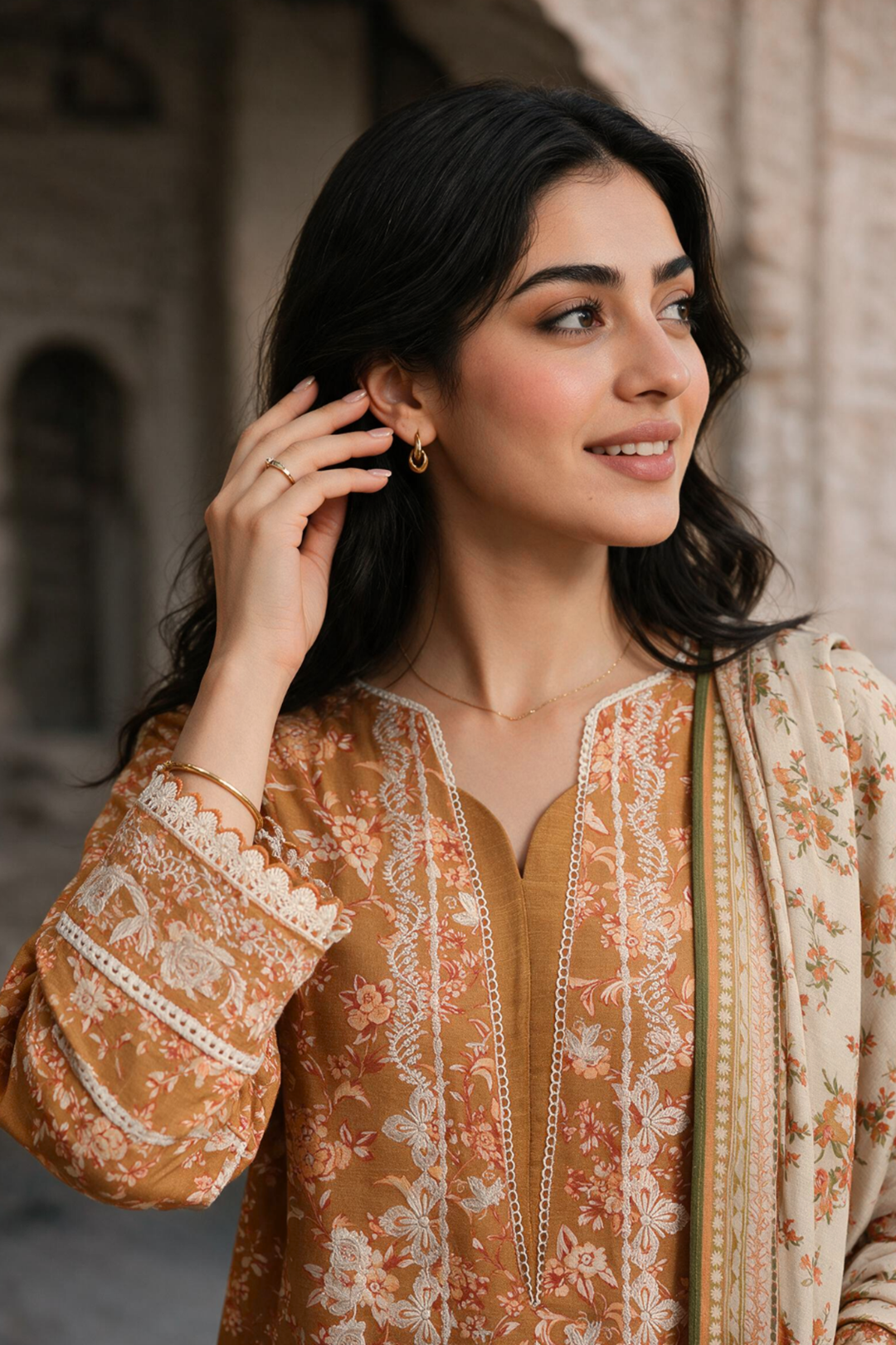 Embroidered Shirt Shalwar Dupatta - 0169
