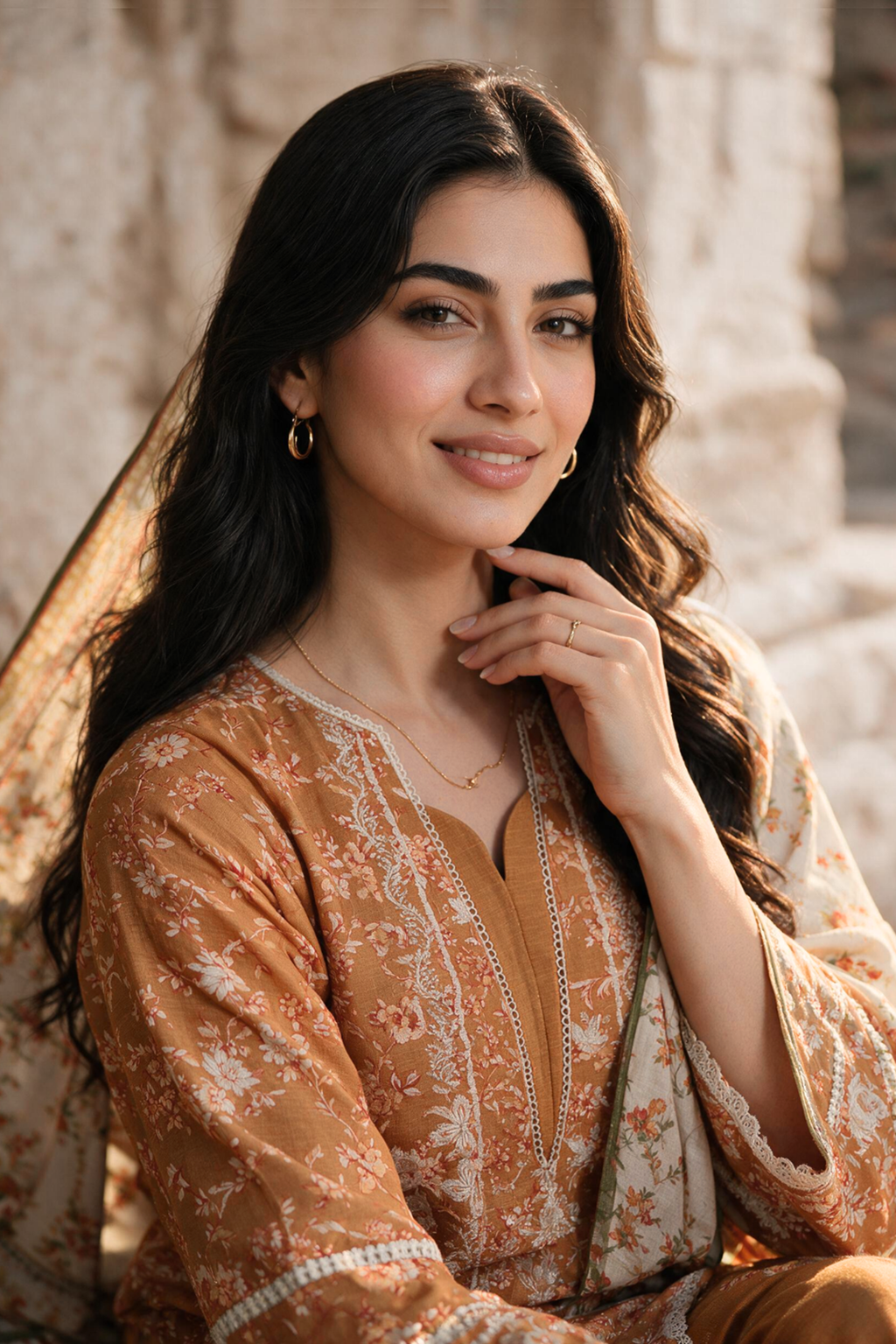 Embroidered Shirt Shalwar Dupatta - 0169