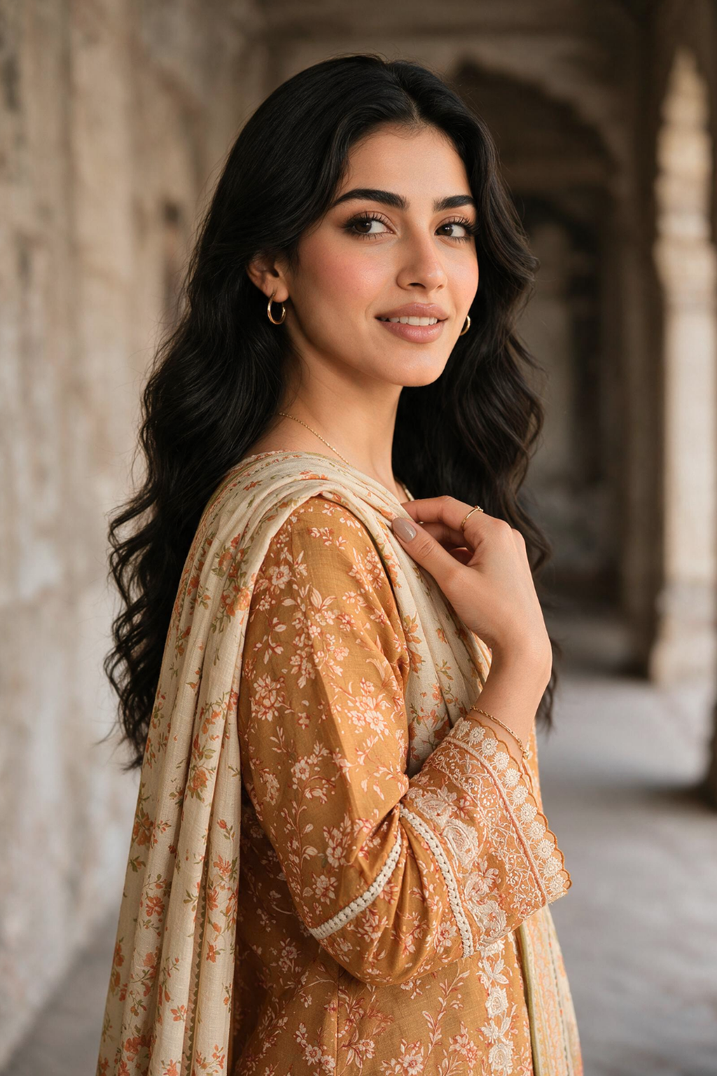 Embroidered Shirt Shalwar Dupatta - 0169