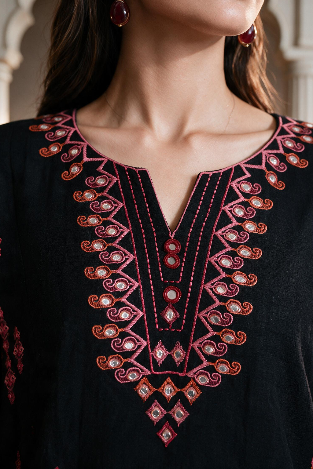 Embroidered Shirt Shalwar Dupatta - 0185