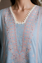 Embroidered Shirt Shalwar Dupatta - 0189
