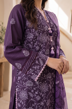 Embroidered Shirt Shalwar Dupatta - 0319