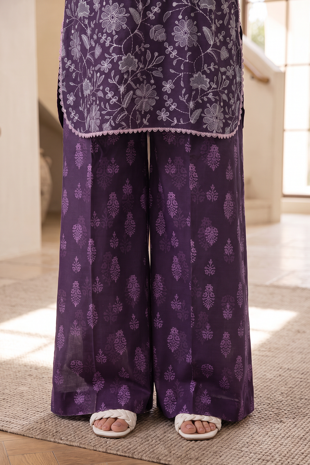 Embroidered Shirt Shalwar Dupatta - 0319