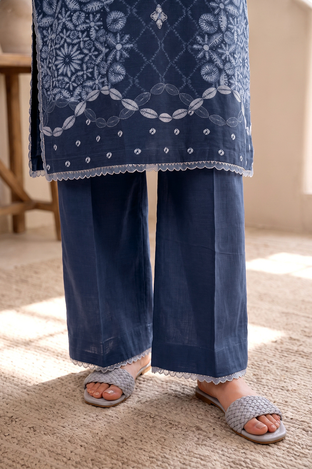 Embroidered Shirt Shalwar Dupatta - 0320