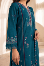 Embroidered Shirt Shalwar Shawl - 0323