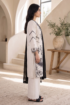 Embroidered Shirt Shalwar Shawl - 0325