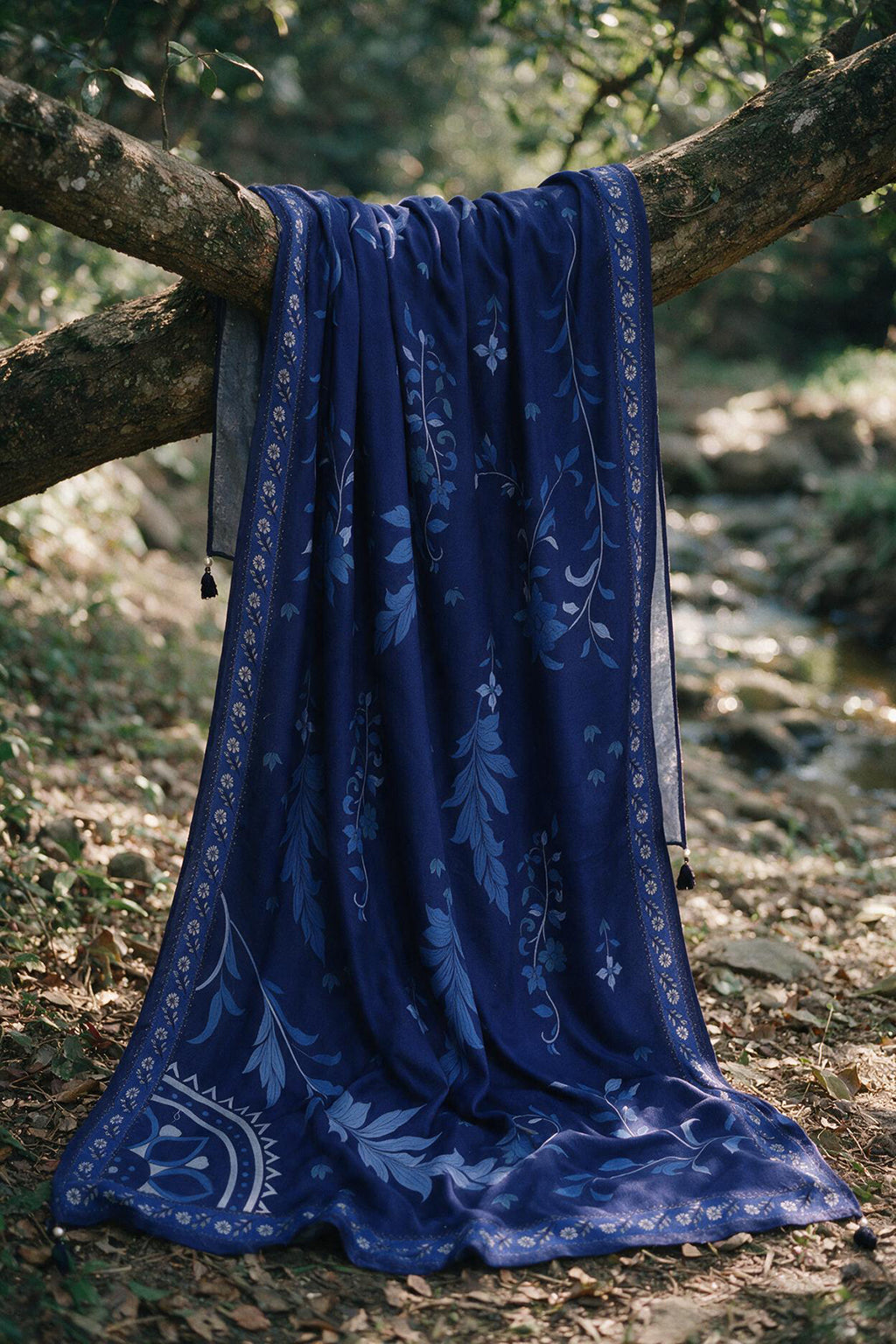 Embroidered Shirt Shalwar Shawl - 0337