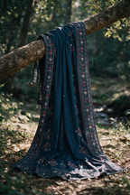 Embroidered Shirt Shalwar Shawl - 0342