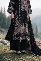 Embroidered Shirt Shalwar Shawl - 0348