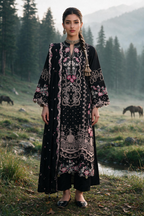 Embroidered Shirt Shalwar Shawl - 0348