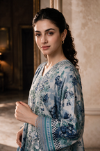 Embroidered Shirt Shalwar Dupatta - 0464