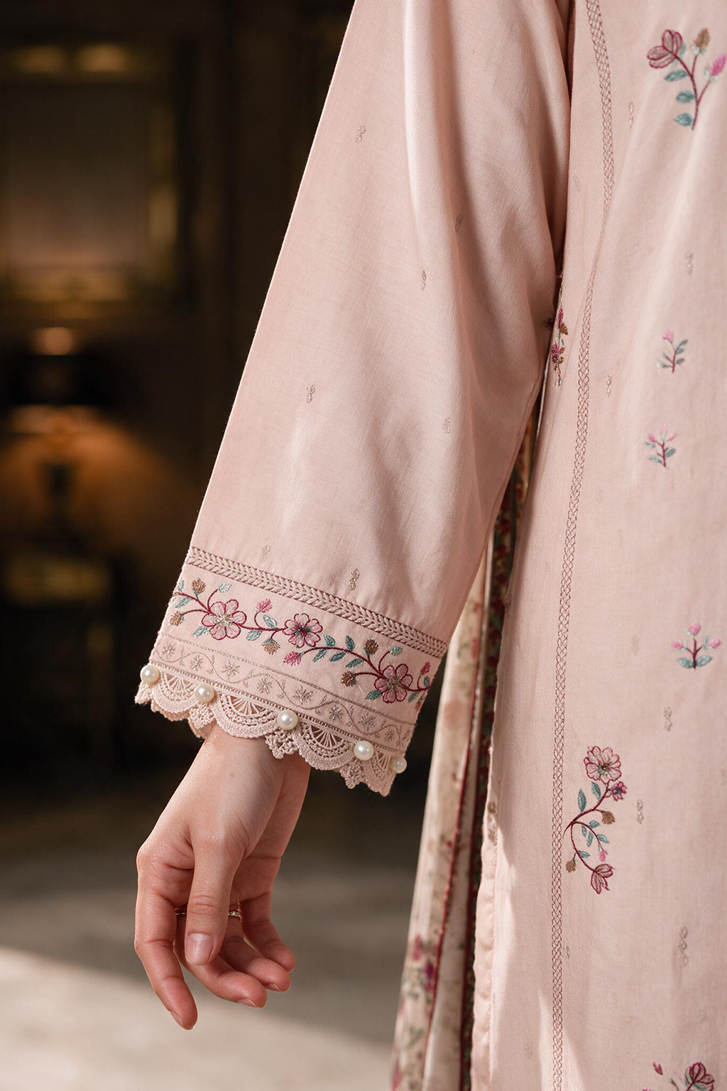 Embroidered Shirt Shalwar Dupatta - 0467