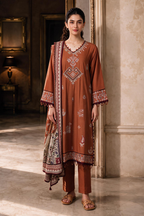 Embroidered Shirt Shalwar Dupatta - 0469