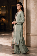 Embroidered Shirt Shalwar Dupatta - 0470
