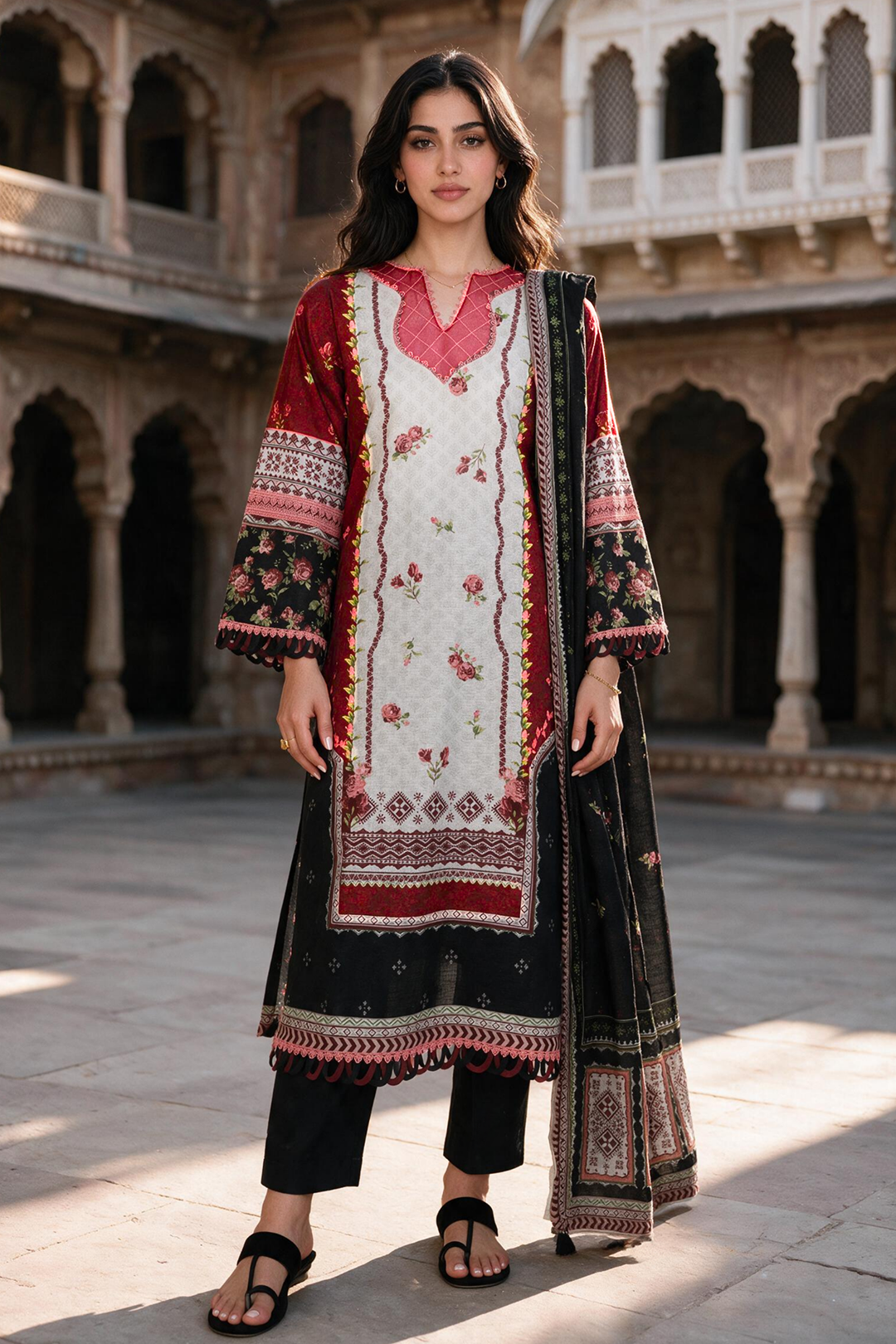 Shirt Shalwar Dupatta - 0111