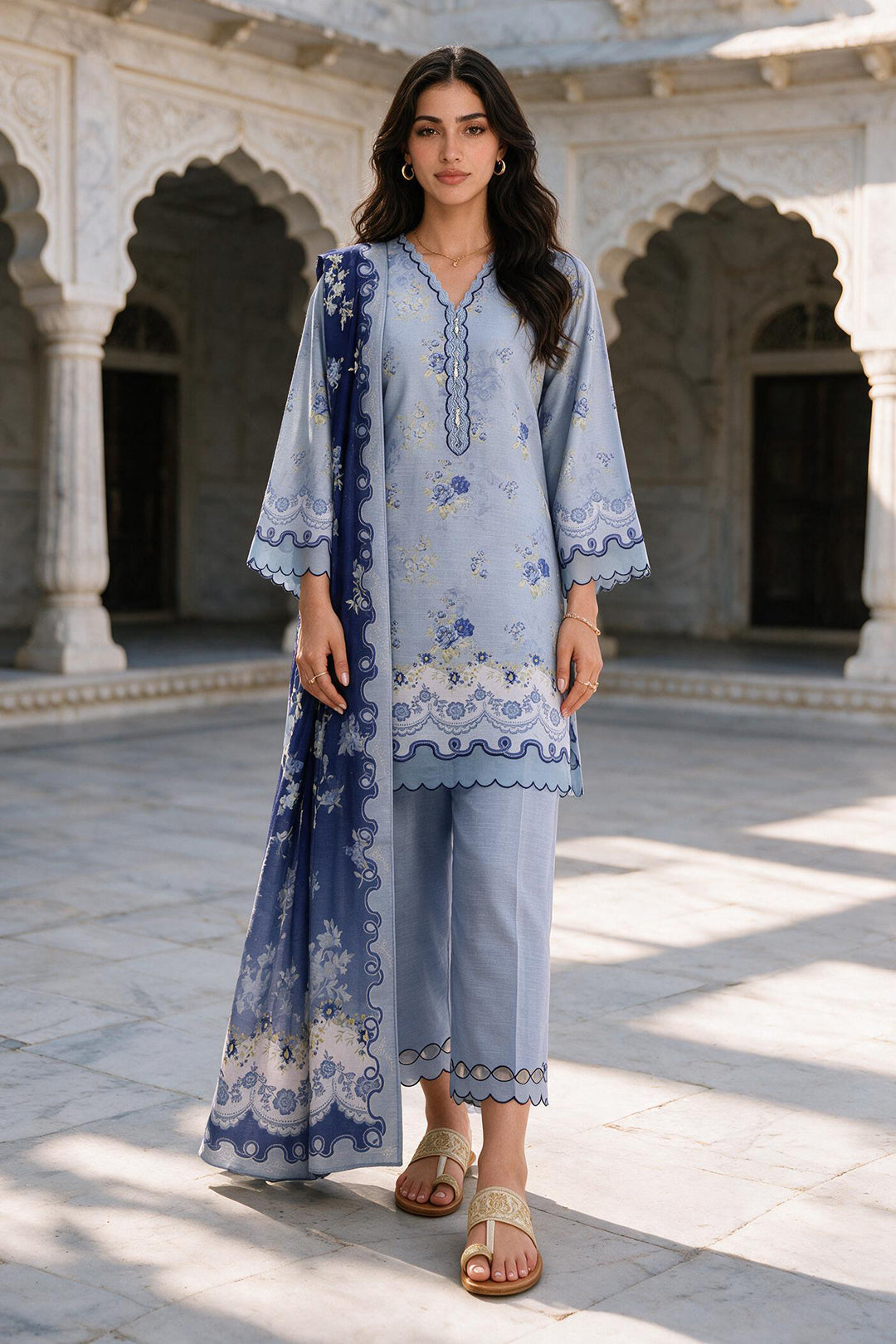 Shirt Shalwar Dupatta - 0114