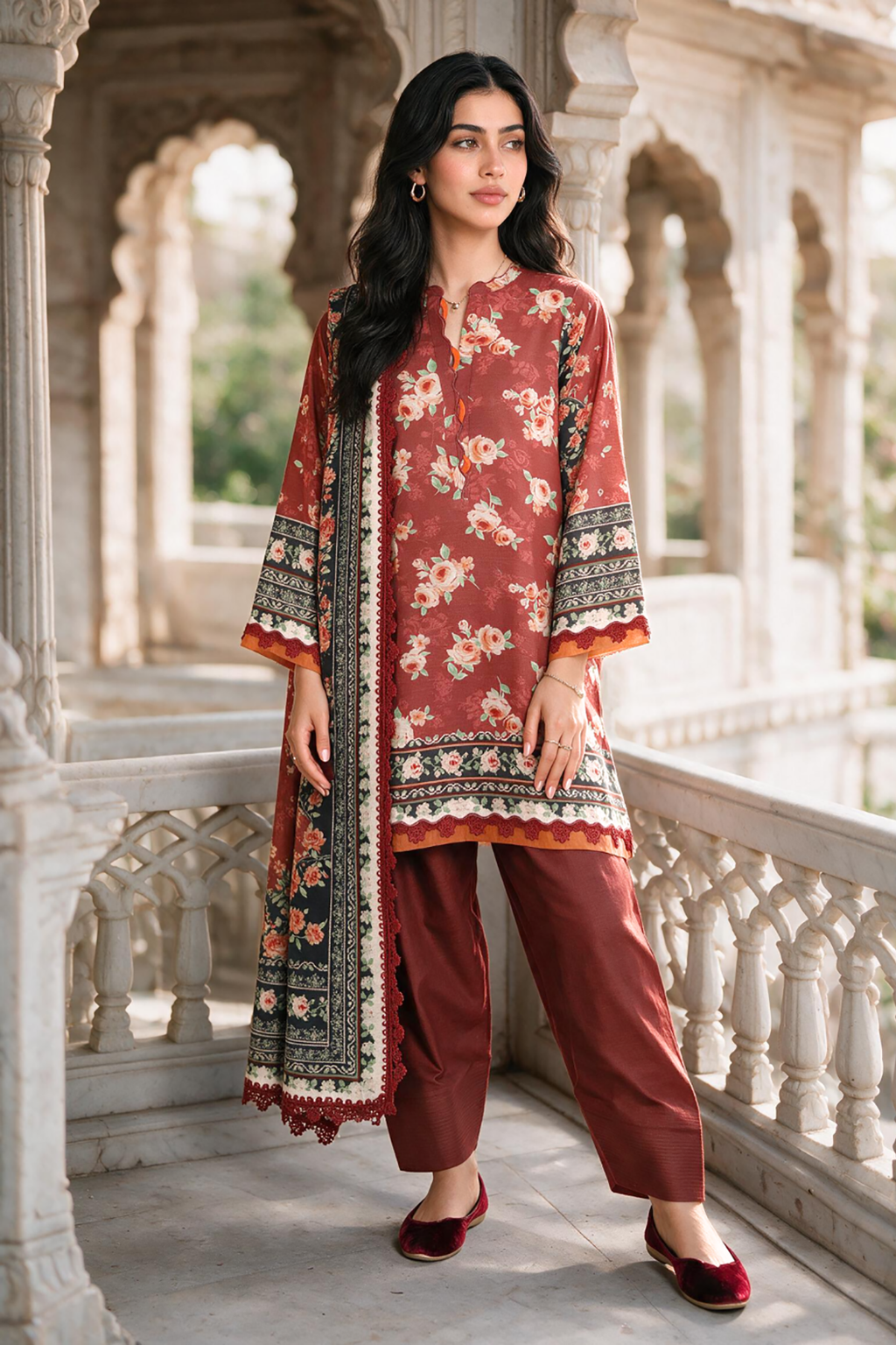 Shirt Shalwar Dupatta - 0115