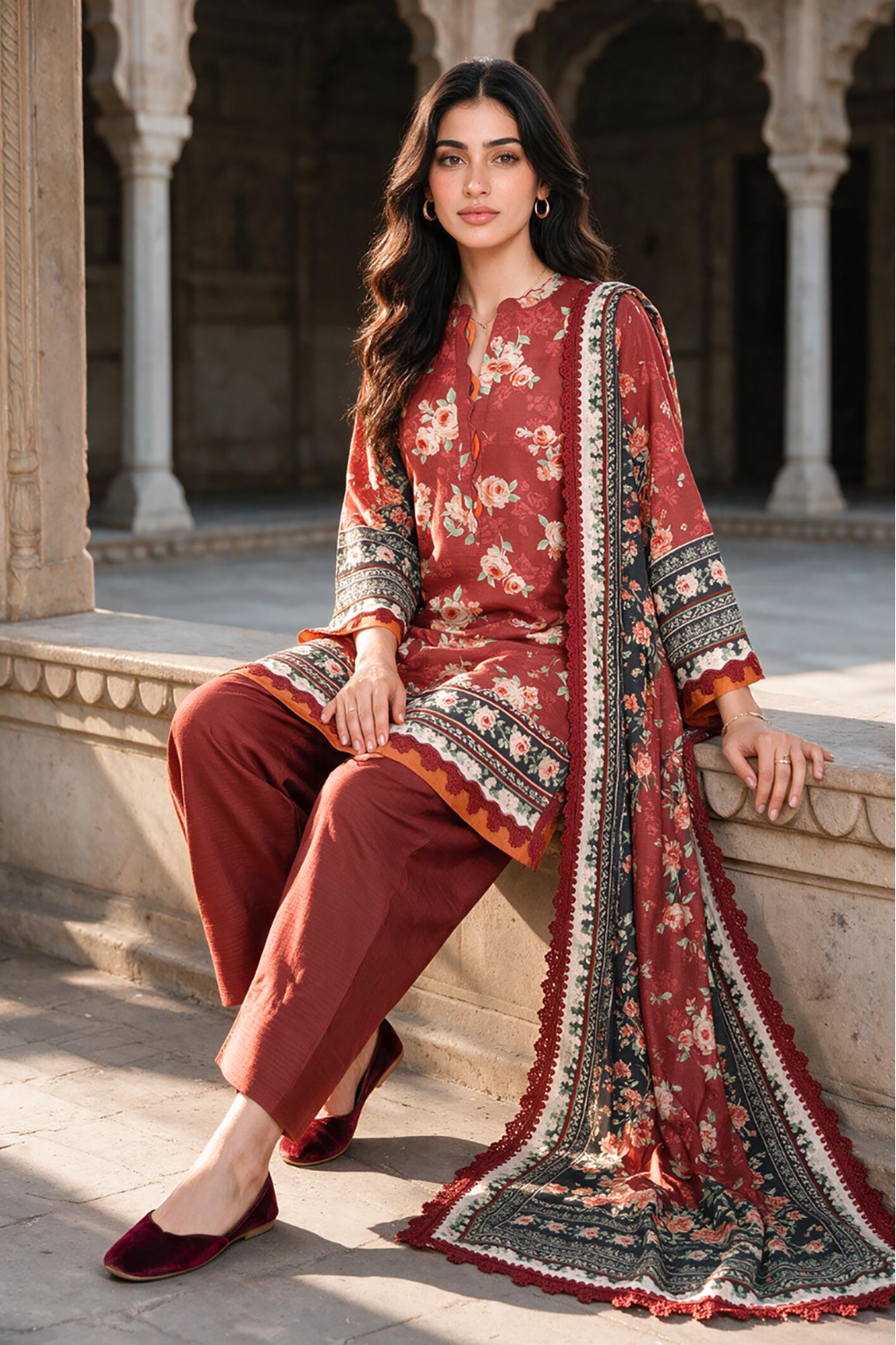 Shirt Shalwar Dupatta - 0115