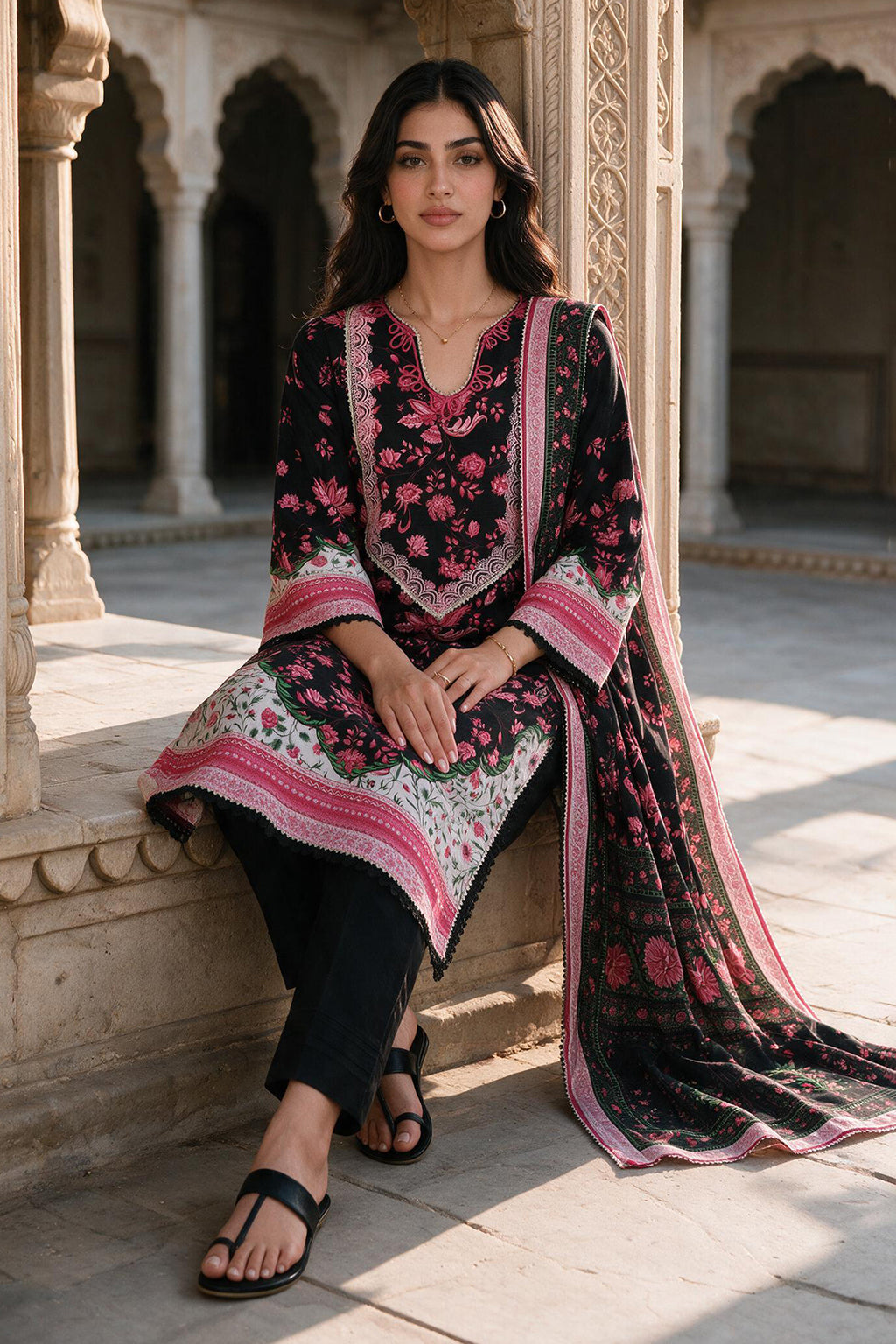 Shirt Shalwar Dupatta - 0123
