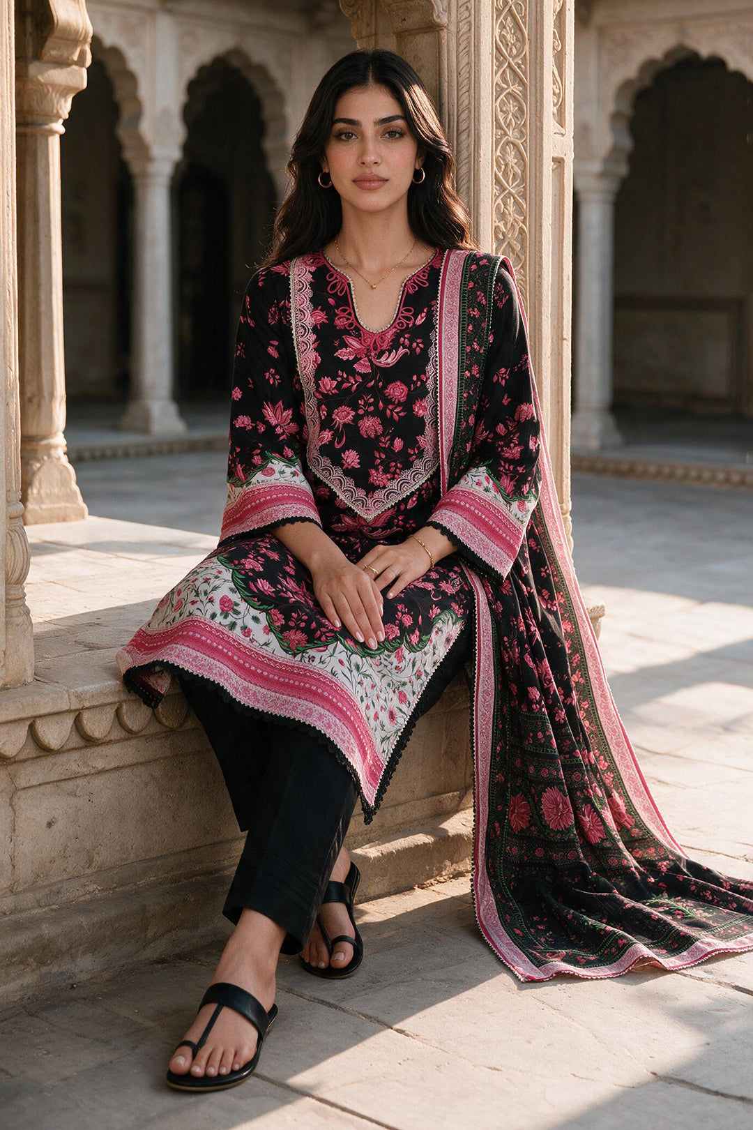 Shirt Shalwar Dupatta - 0123