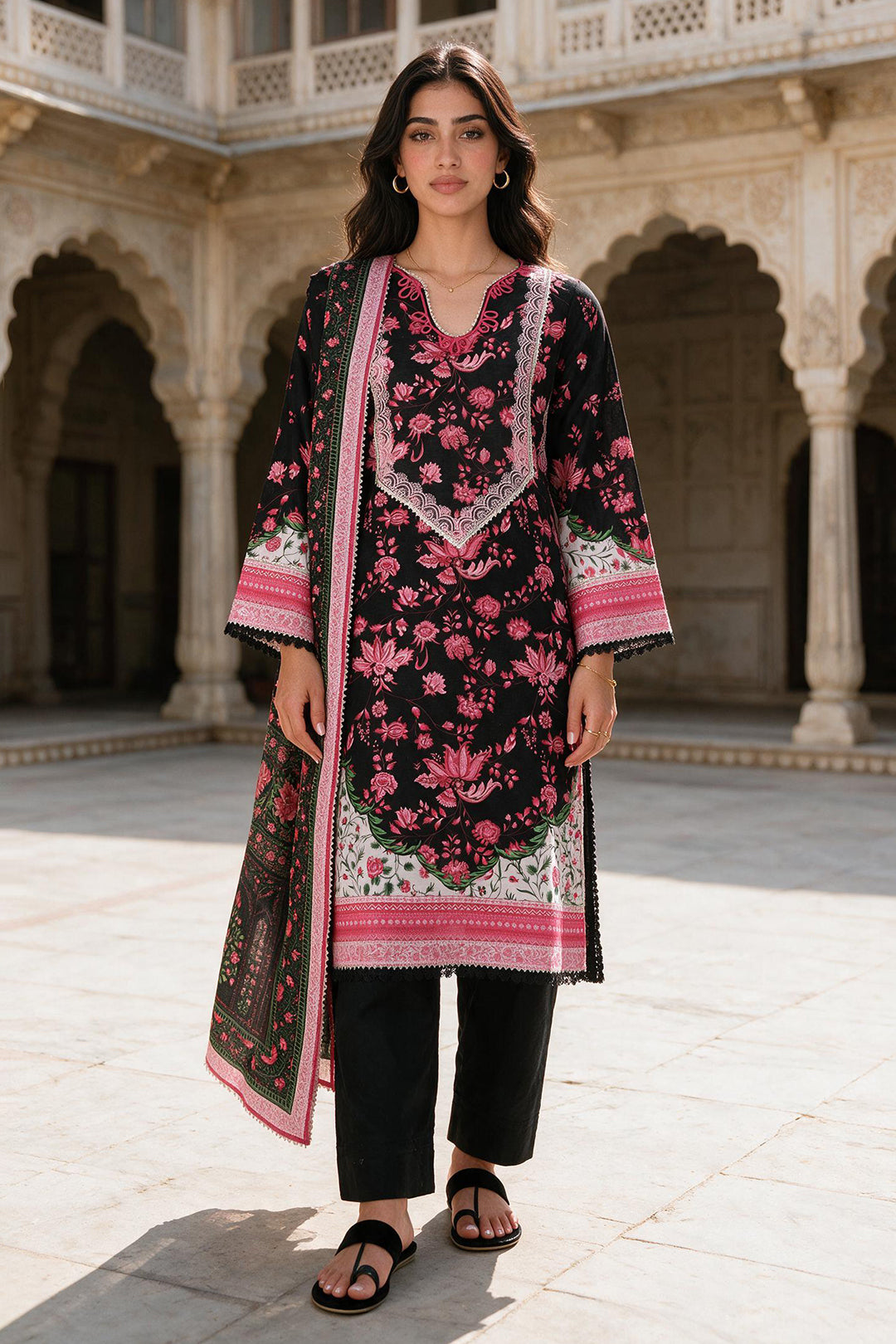 Shirt Shalwar Dupatta - 0123