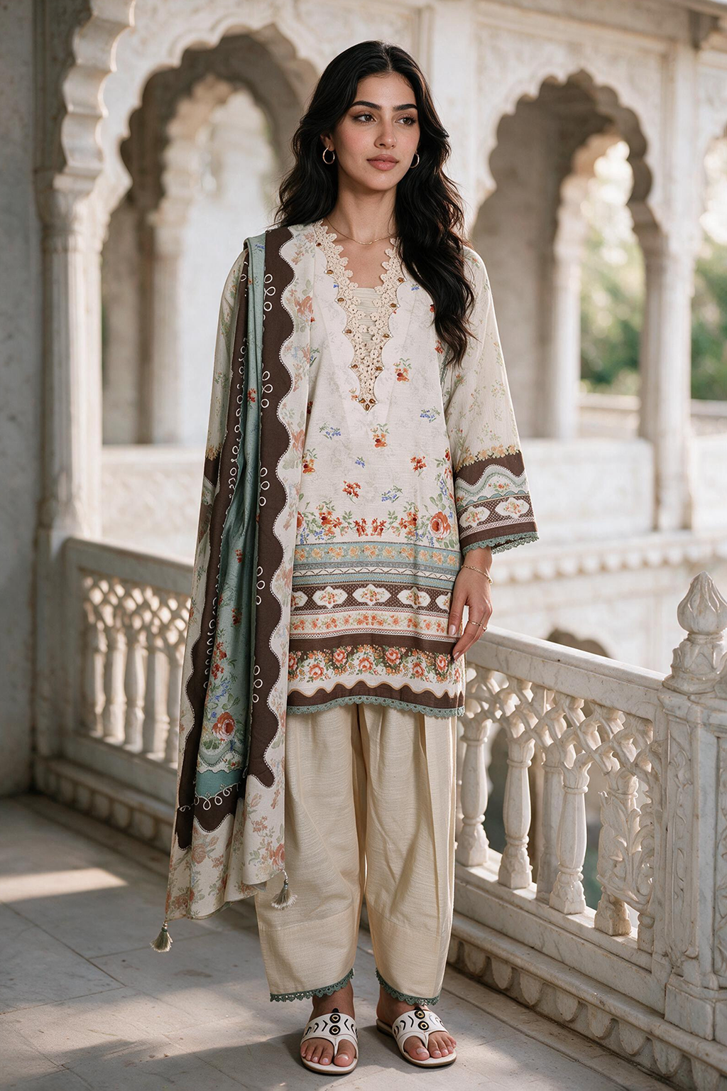 Shirt Shalwar Dupatta - 0129