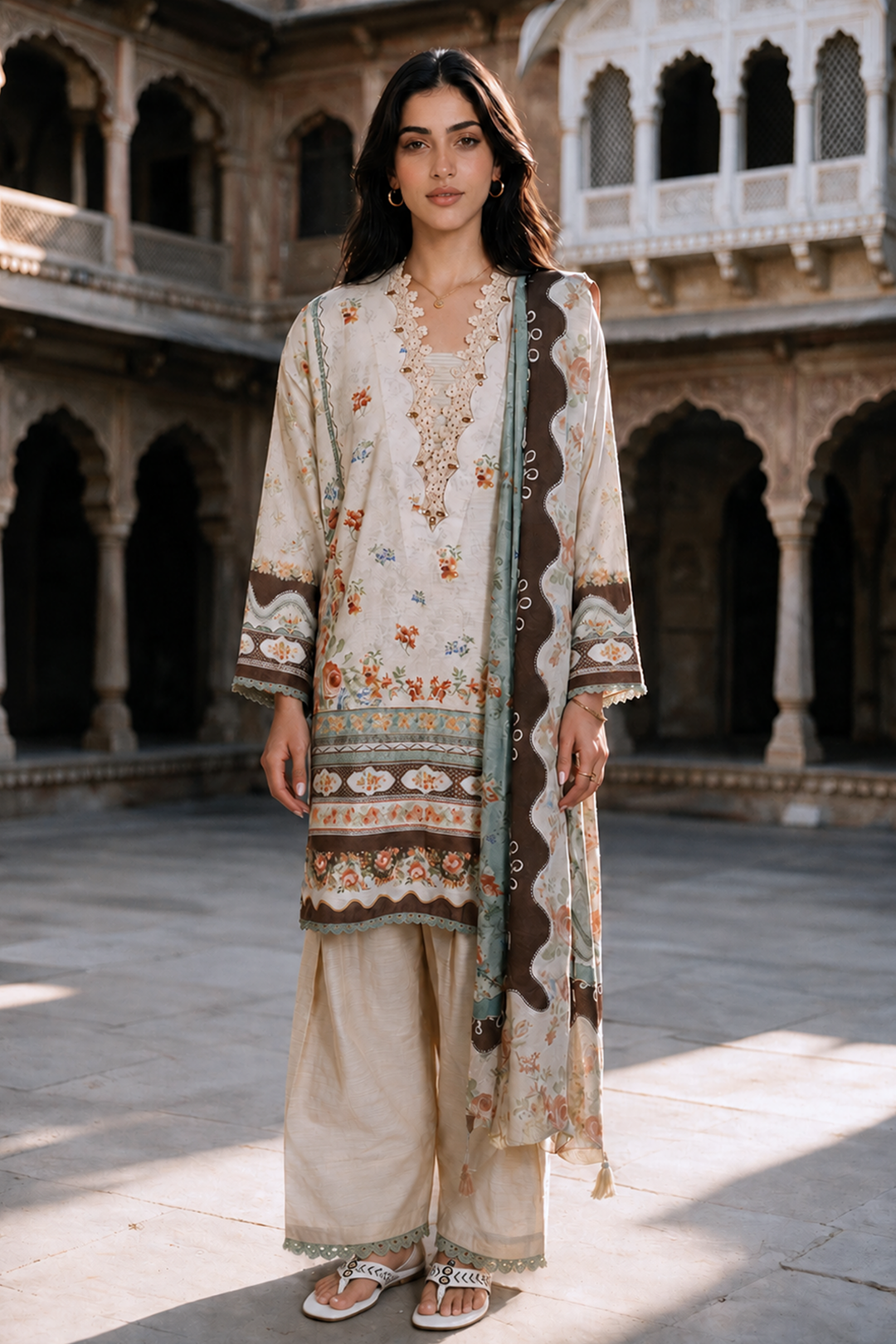 Shirt Shalwar Dupatta - 0129