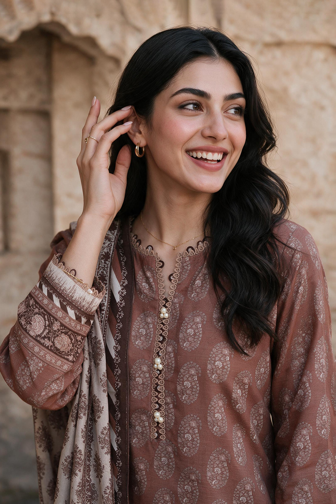 Shirt Shalwar Shawl - 0135