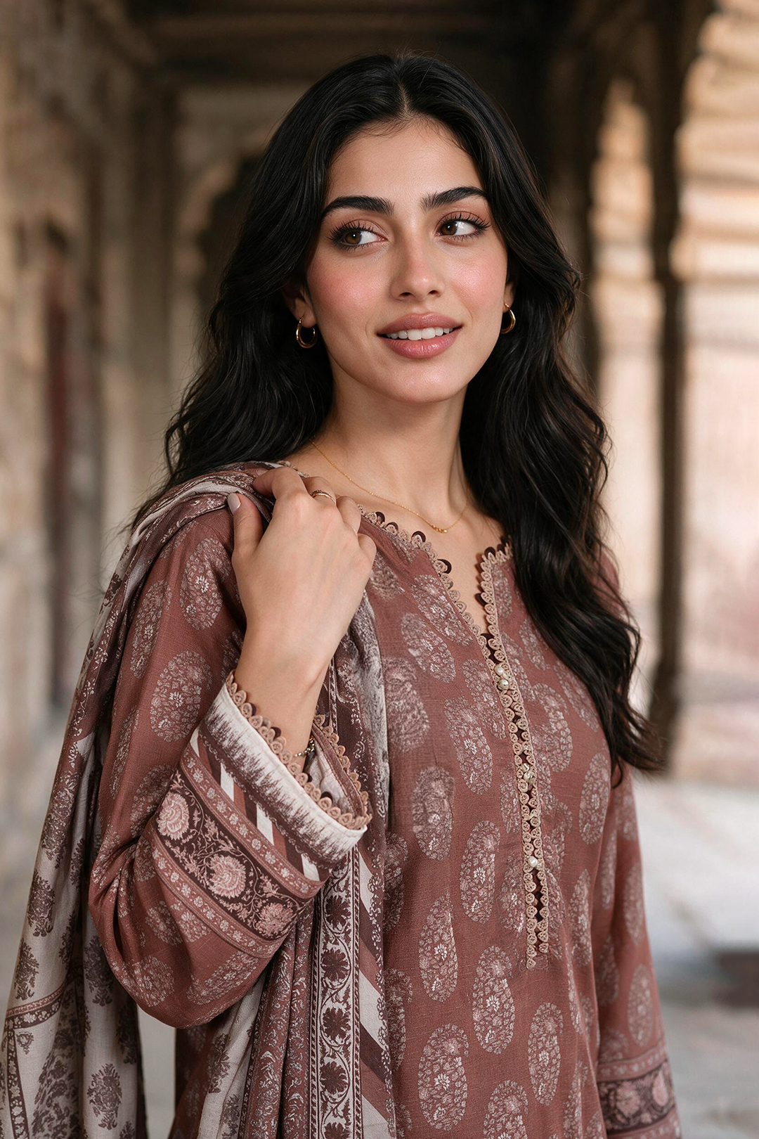 Shirt Shalwar Shawl - 0135