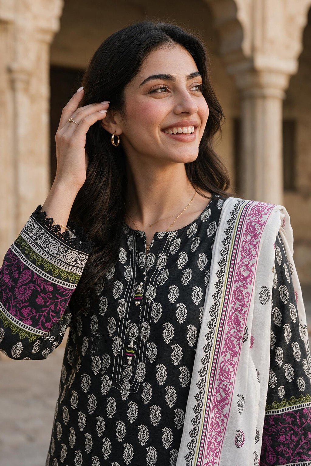 Shirt Shalwar Shawl - 0136