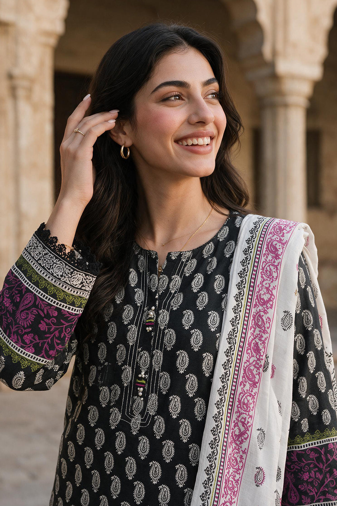 Shirt Shalwar Shawl - 0136