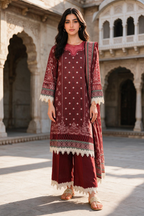 Shirt Shalwar Shawl - 0141