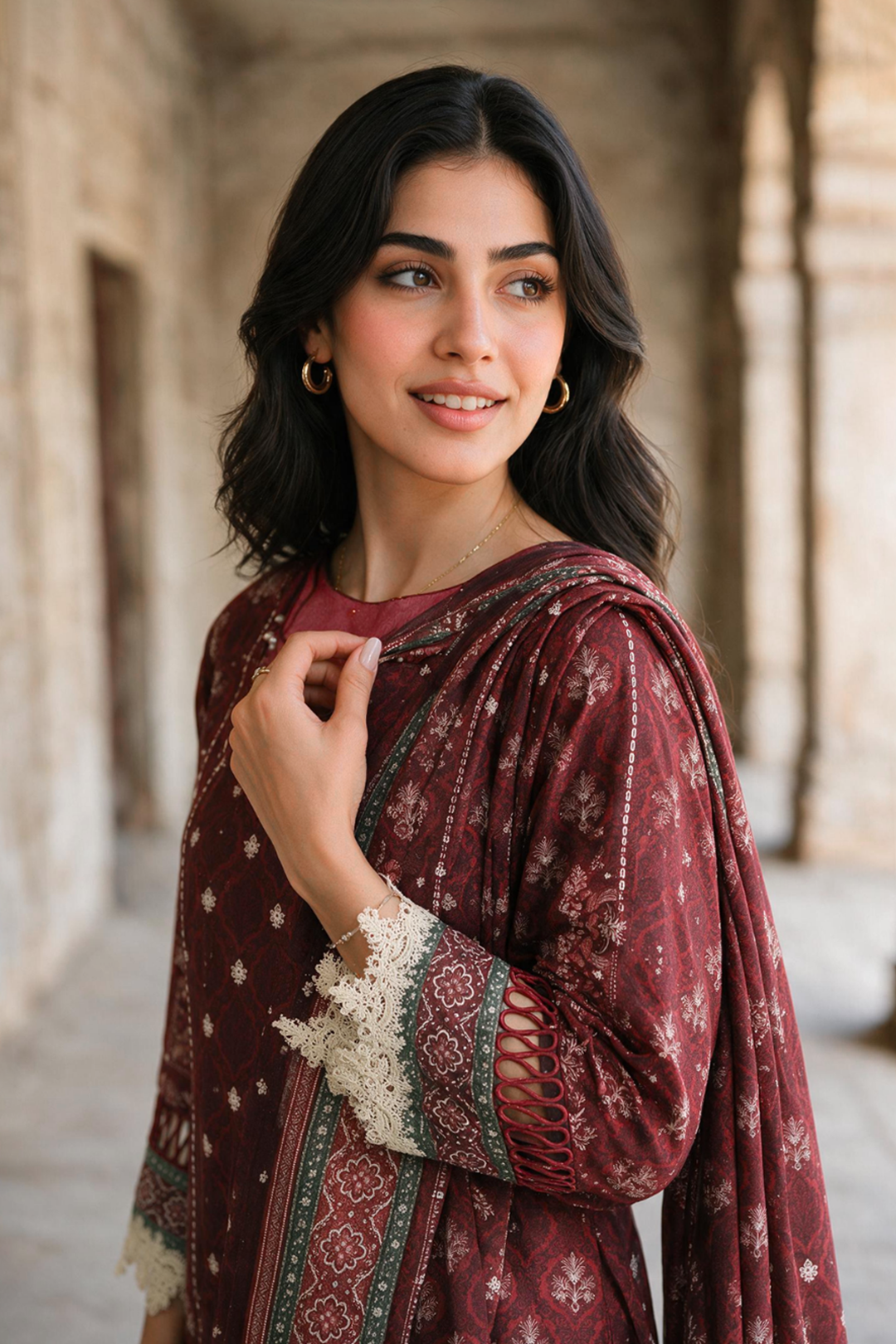 Shirt Shalwar Shawl - 0141