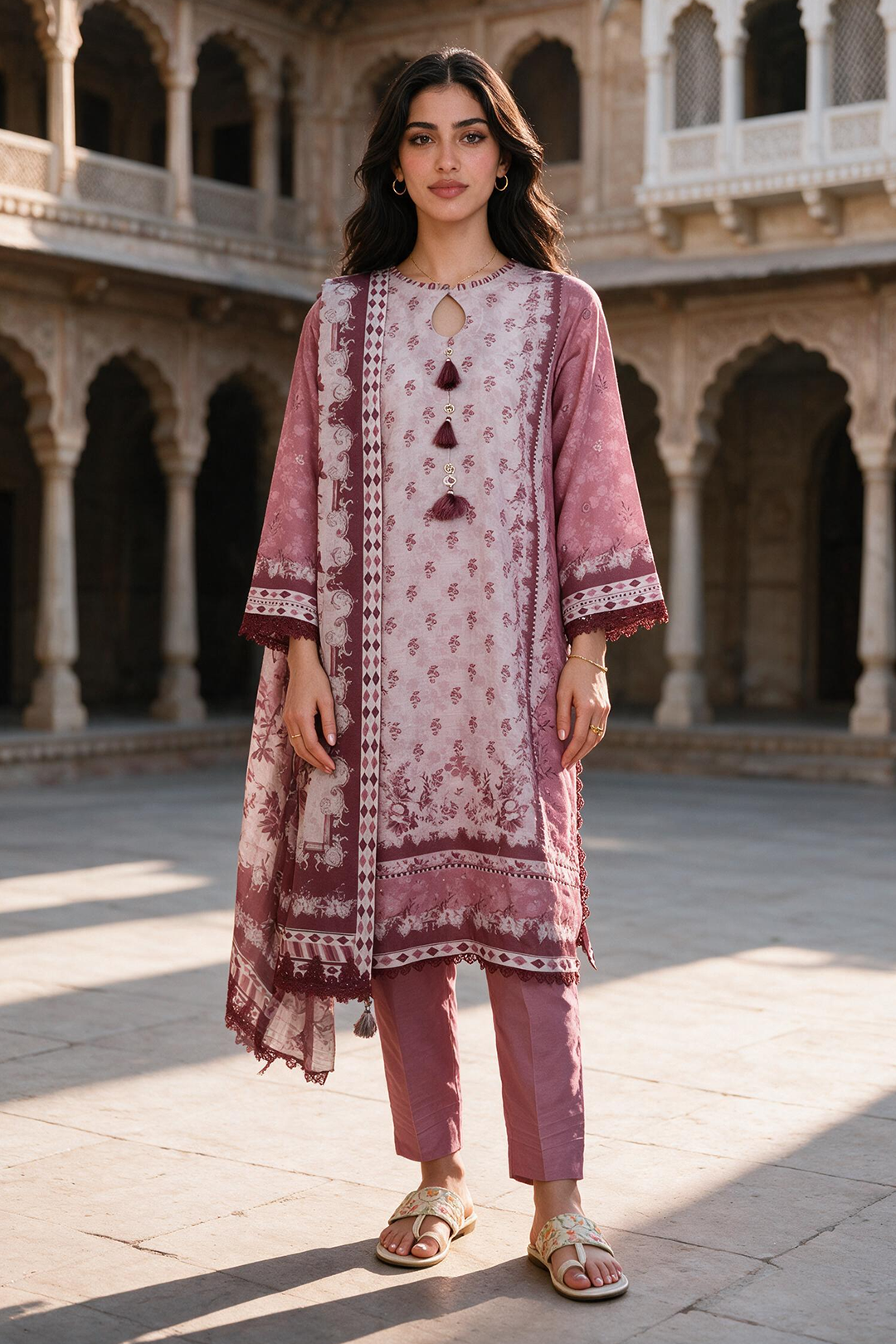 Shirt Shalwar Shawl - 0143