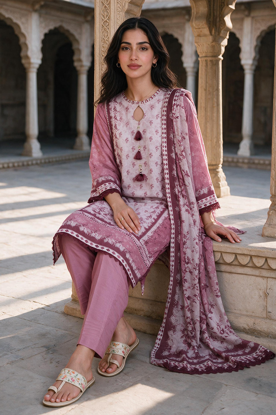 Shirt Shalwar Shawl - 0143