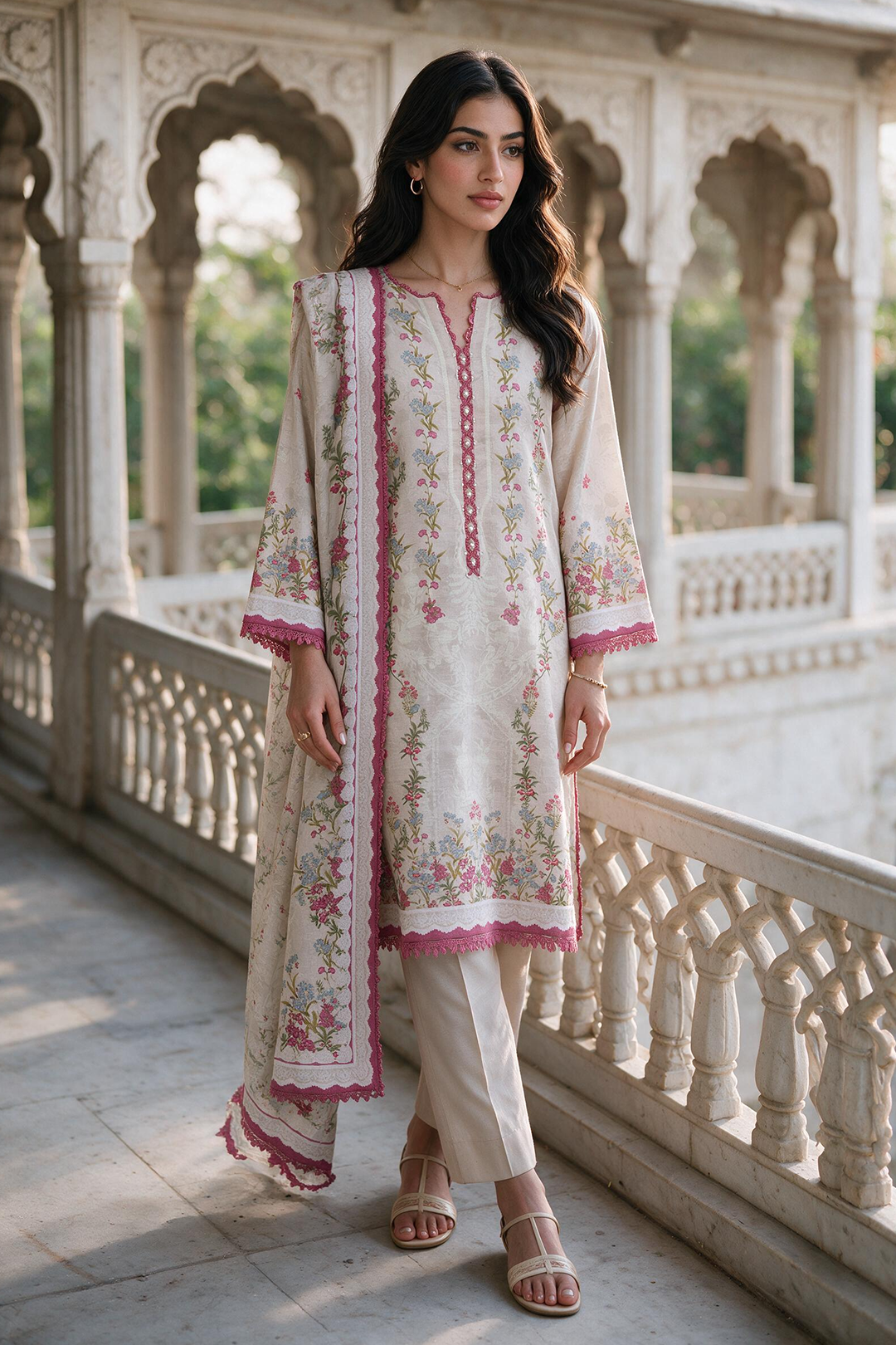 Shirt Shalwar Shawl - 0145