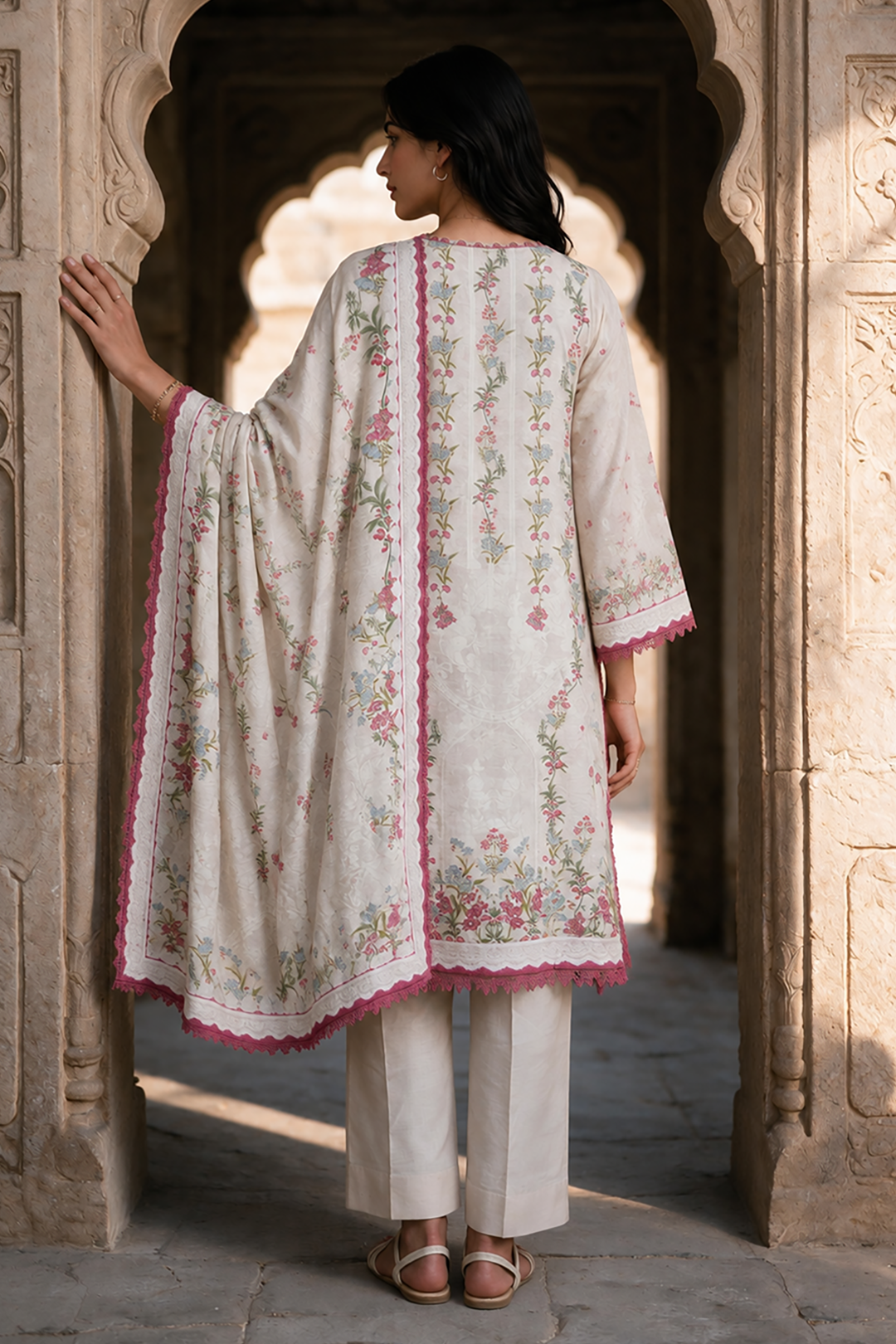Shirt Shalwar Shawl - 0145