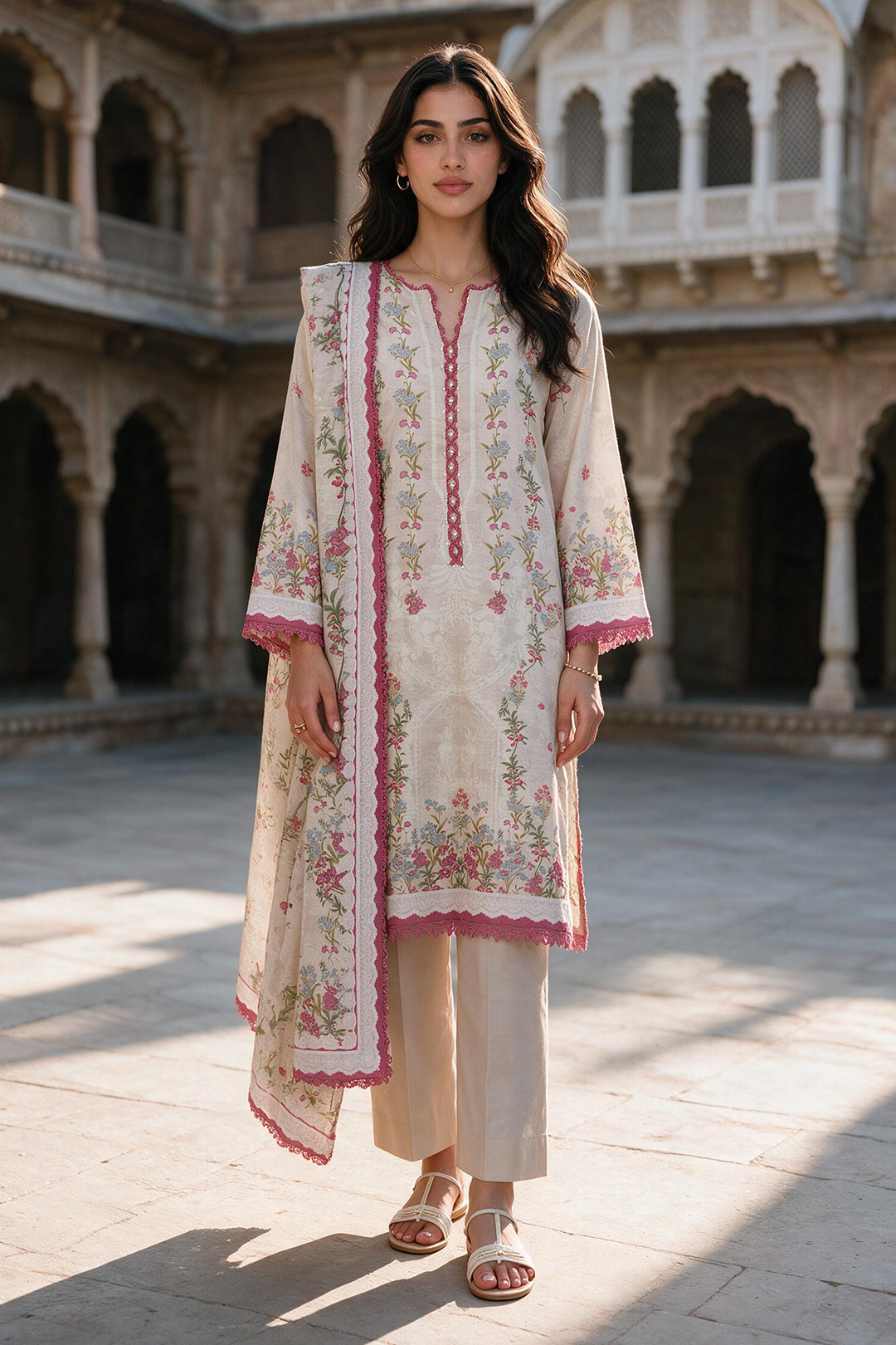 Shirt Shalwar Shawl - 0145