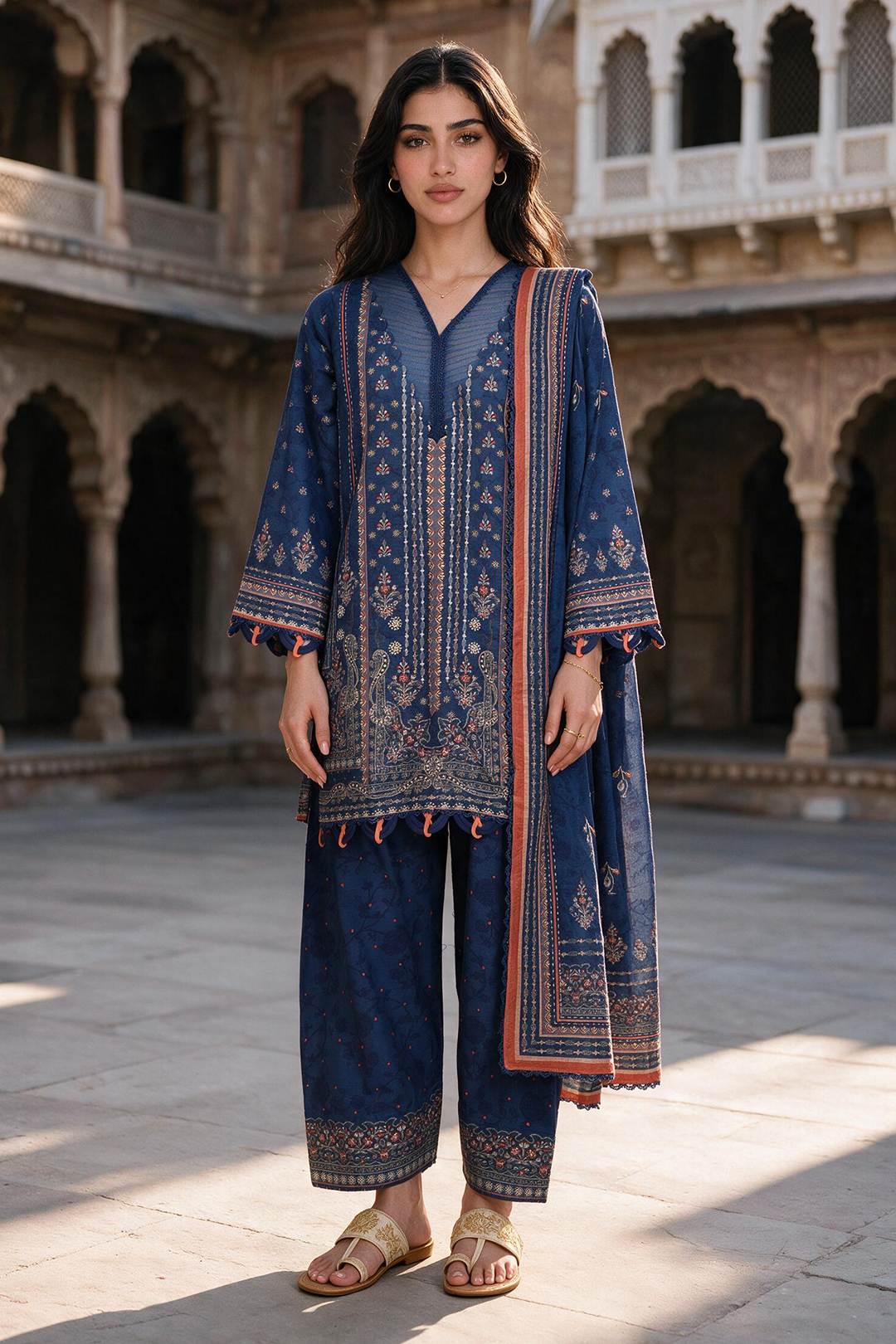 Shirt Shalwar Dupatta - 0147