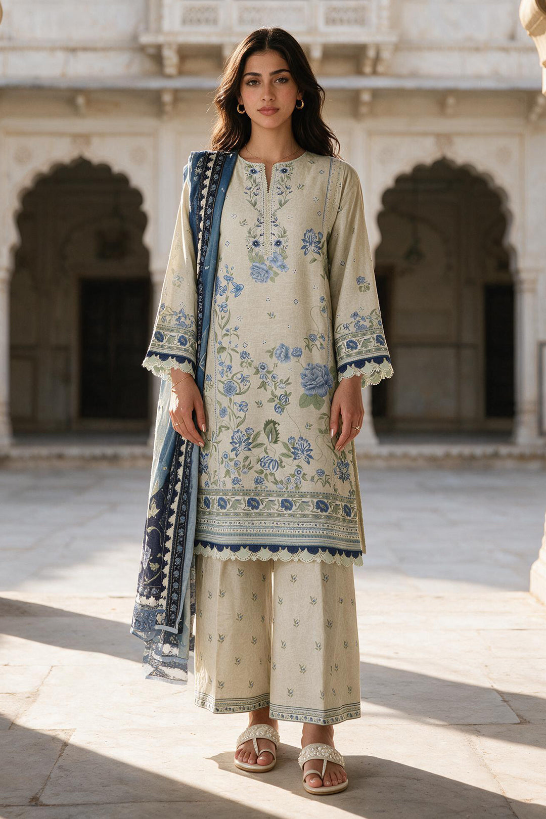 Shirt Shalwar Dupatta - 0152