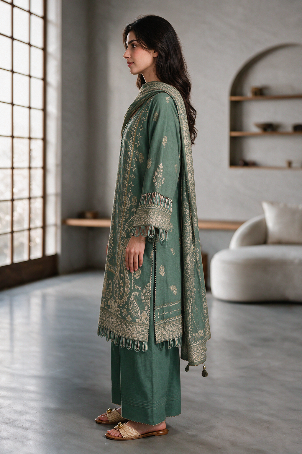 Shirt Shalwar Dupatta - 0159