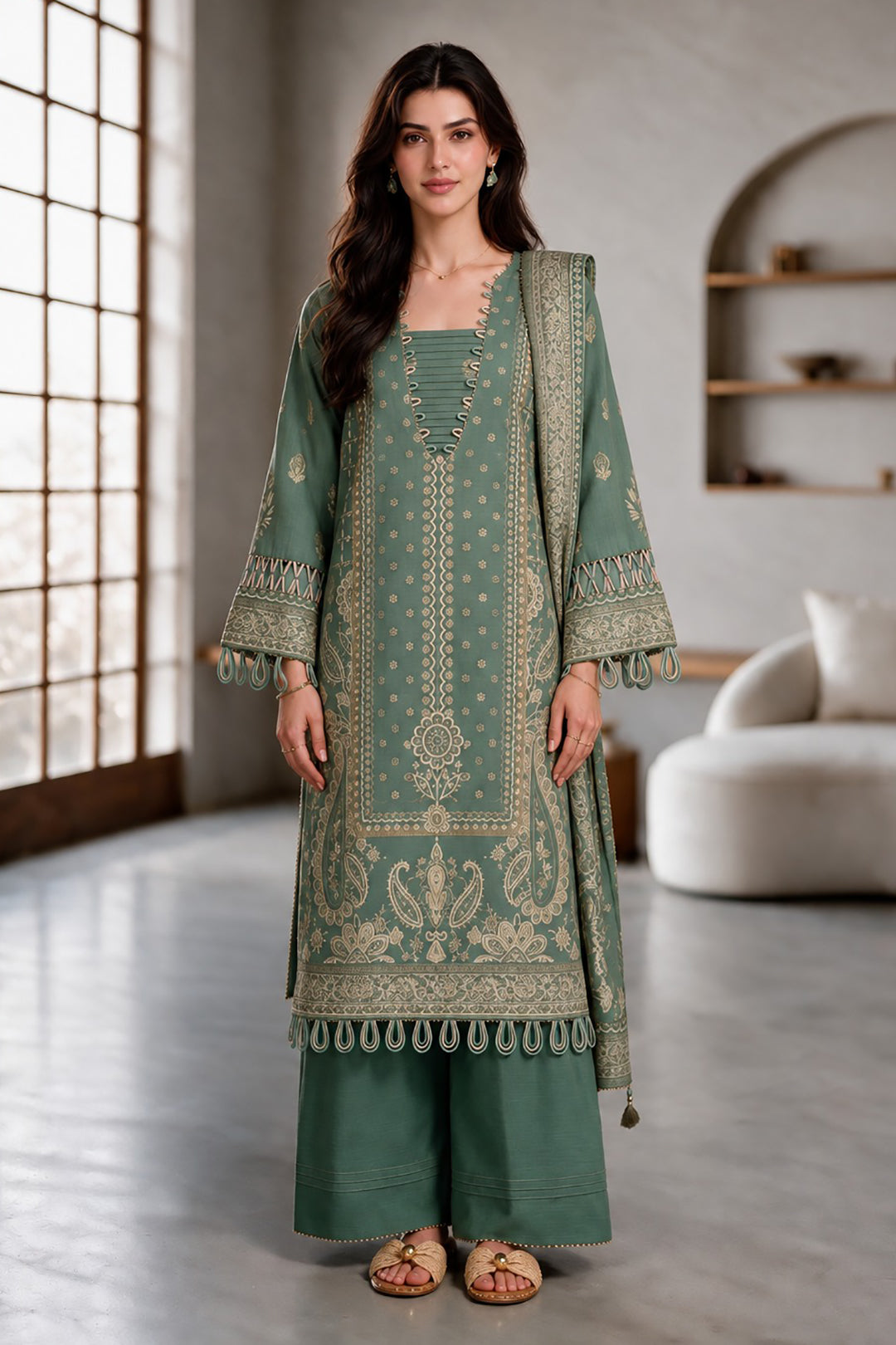 Shirt Shalwar Dupatta - 0159