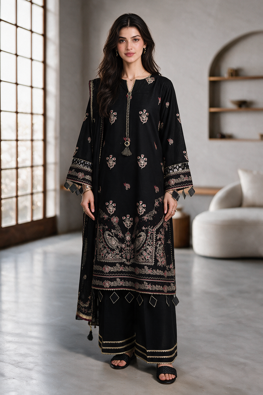 Shirt Shalwar Dupatta - 0161