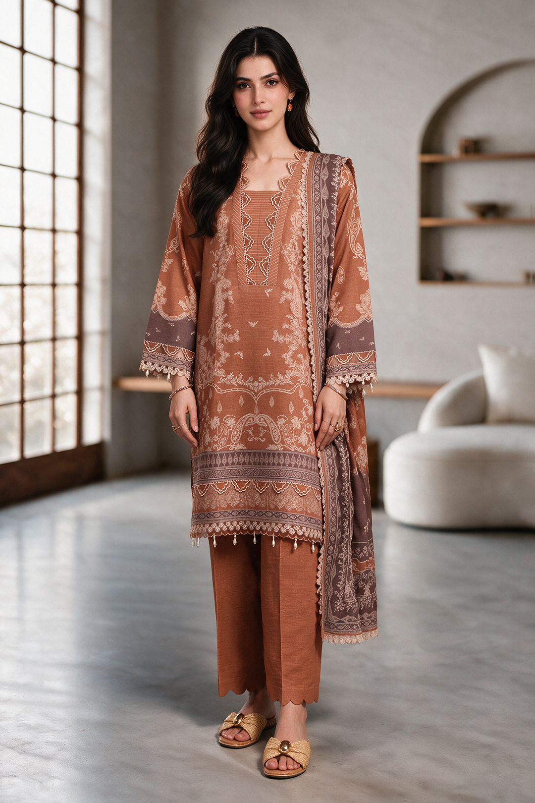 Shirt Shalwar Dupatta - 0210