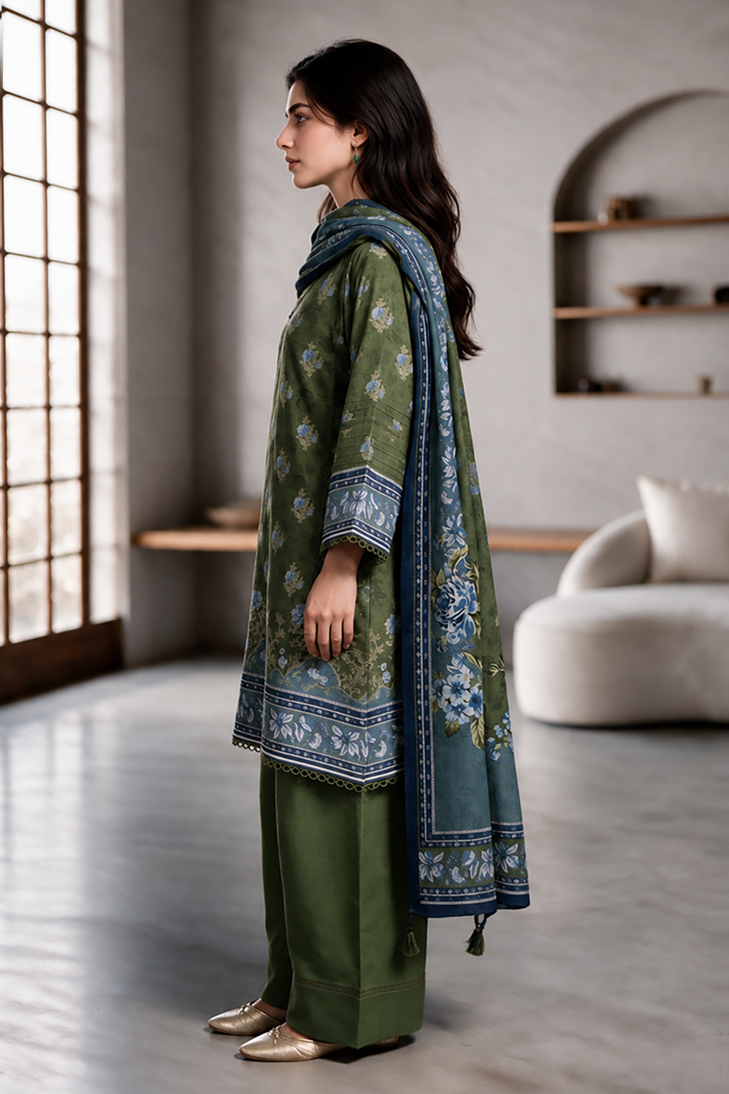 Shirt Shalwar Dupatta - 0216