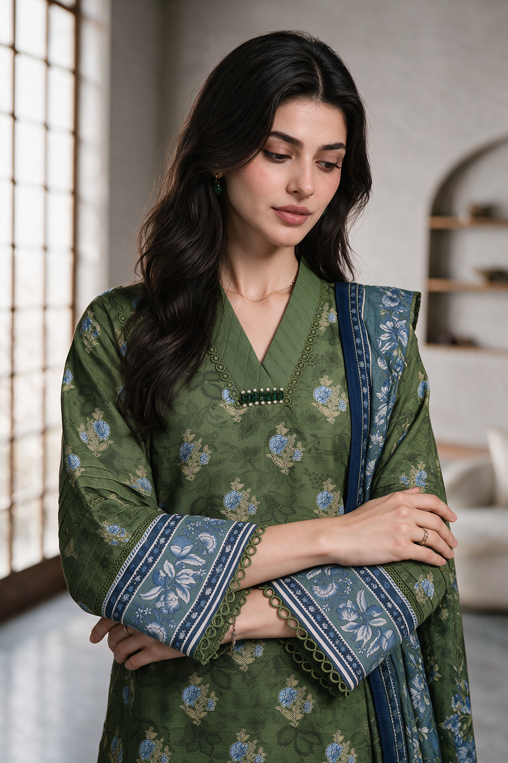 Shirt Shalwar Dupatta - 0216