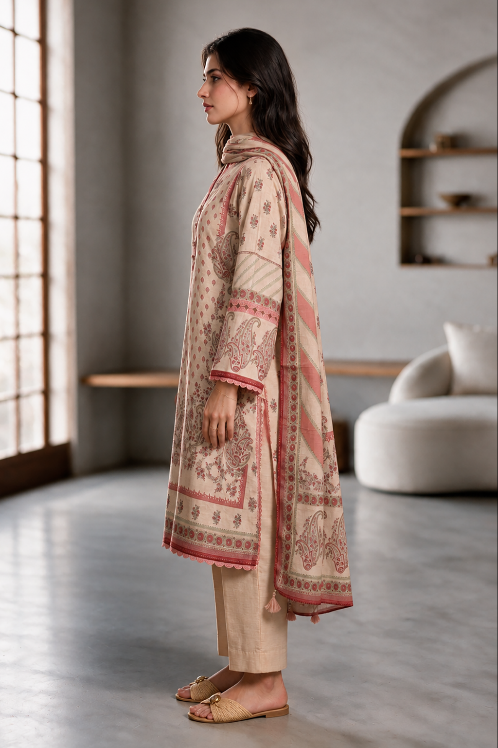 Shirt Shalwar Dupatta - 0218