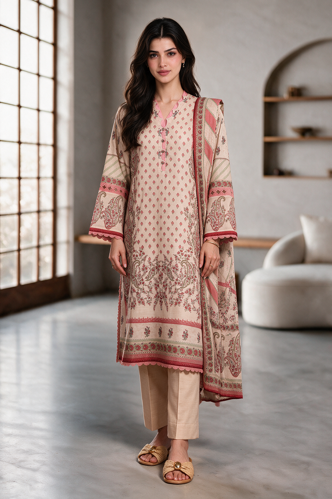 Shirt Shalwar Dupatta - 0218