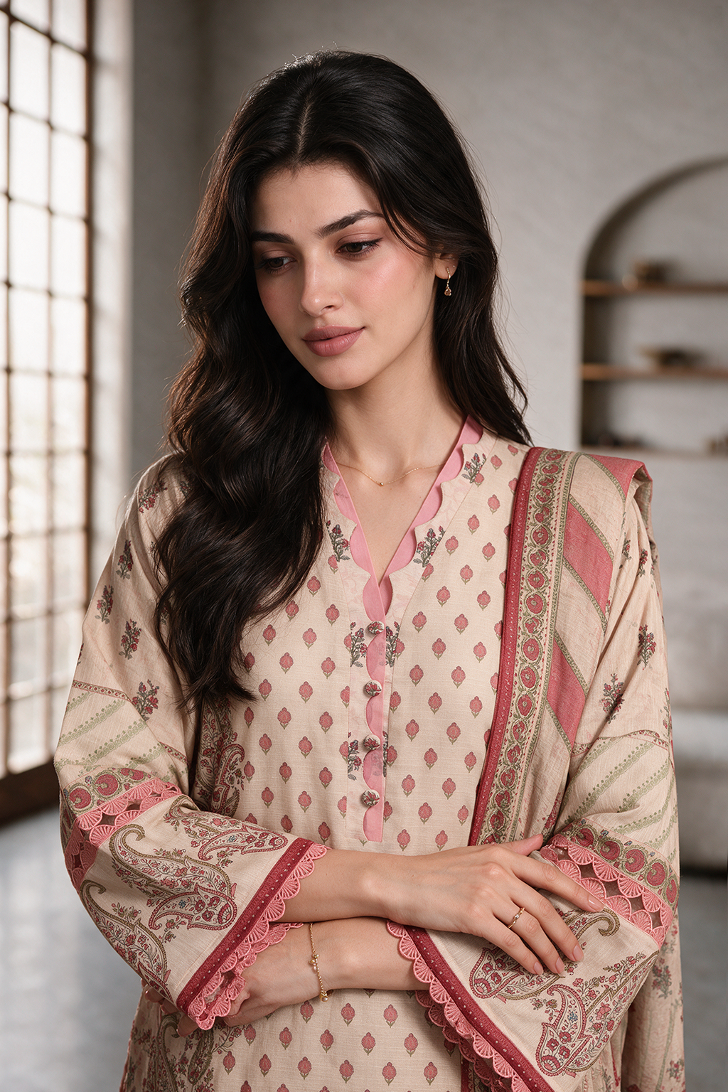 Shirt Shalwar Dupatta - 0218