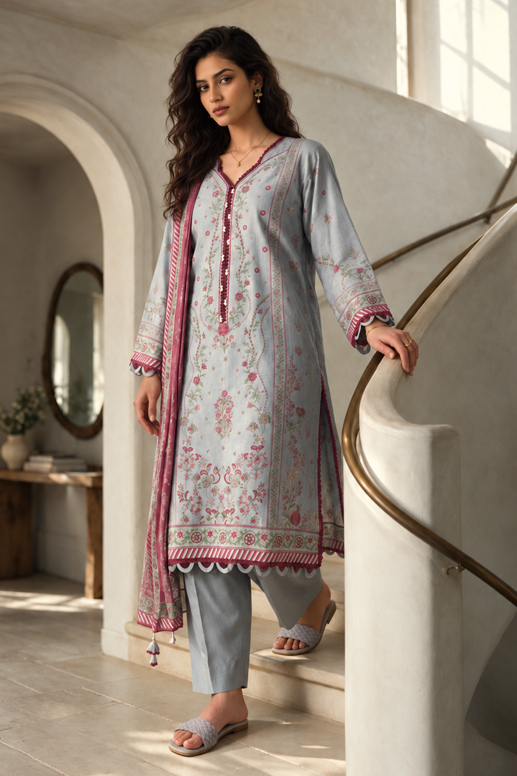 Shirt Shalwar Dupatta - 0219